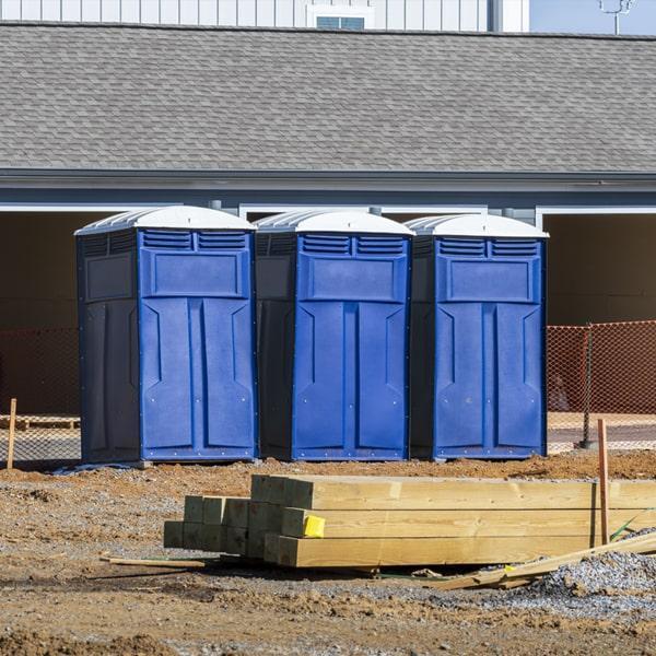 Heavy-duty construction site porta potty in Richmond, Kentucky
